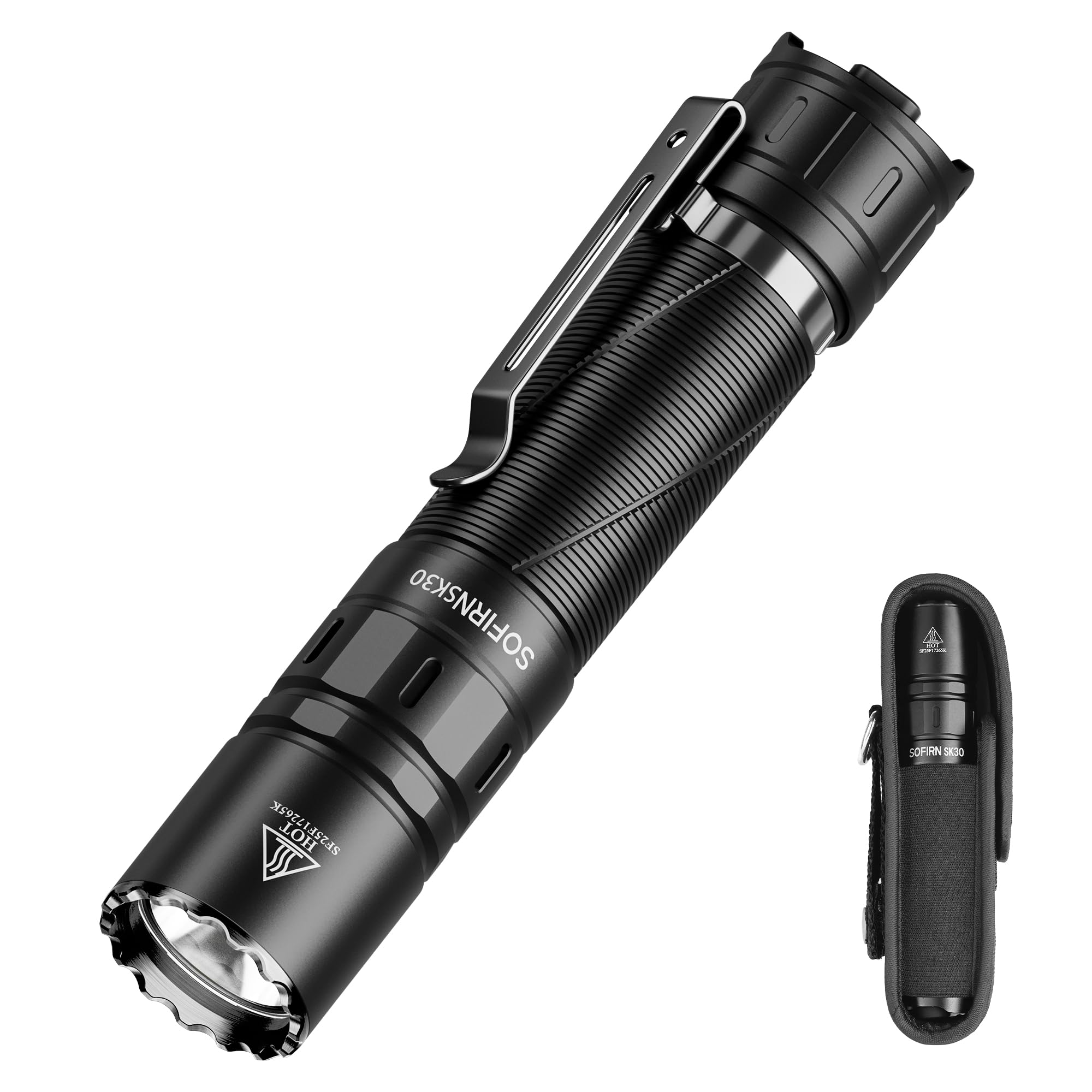 Amazon.co.jp: Sofirn SK30 戦術懐中電灯 フラッシュライト 3000
